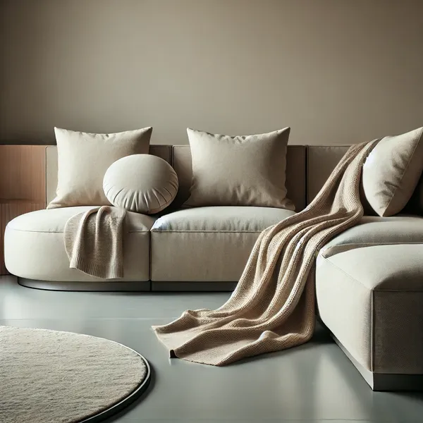 5. A cozy modern living room with minimalist yet comfortable furniture 5. A cozy modern living room with minimalist yet comfortable furniture