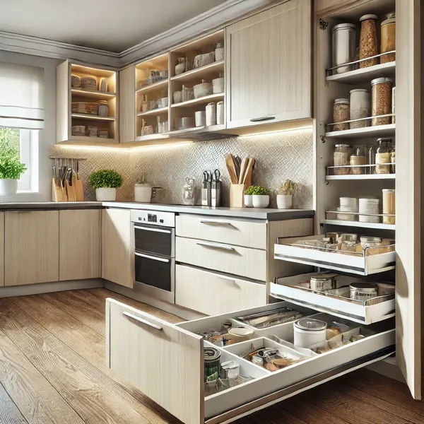 8. functional modern kitchens with smart storage solutions such as pull out drawers and lazy susans 8. functional modern kitchens with smart storage solutions such as pull out drawers and lazy susans